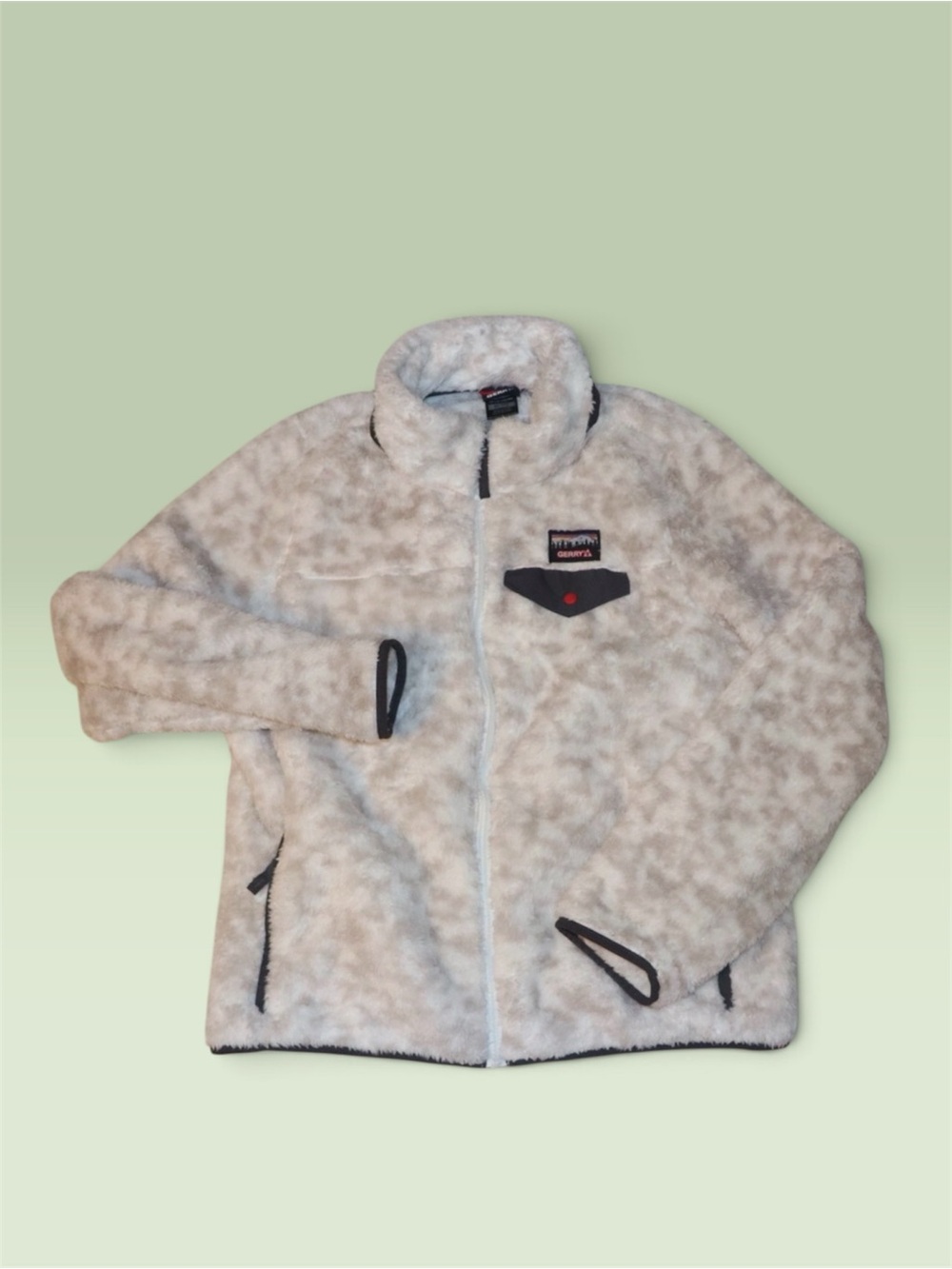 Women’s Vintage Gerry Cream Sherpa Zip-Up Jacket